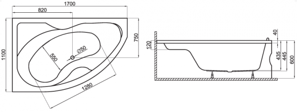 Polimat - rysunek techniczny
