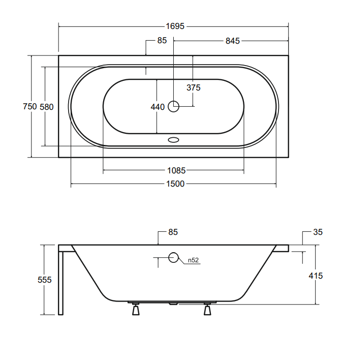 Besco - rysunek techniczny