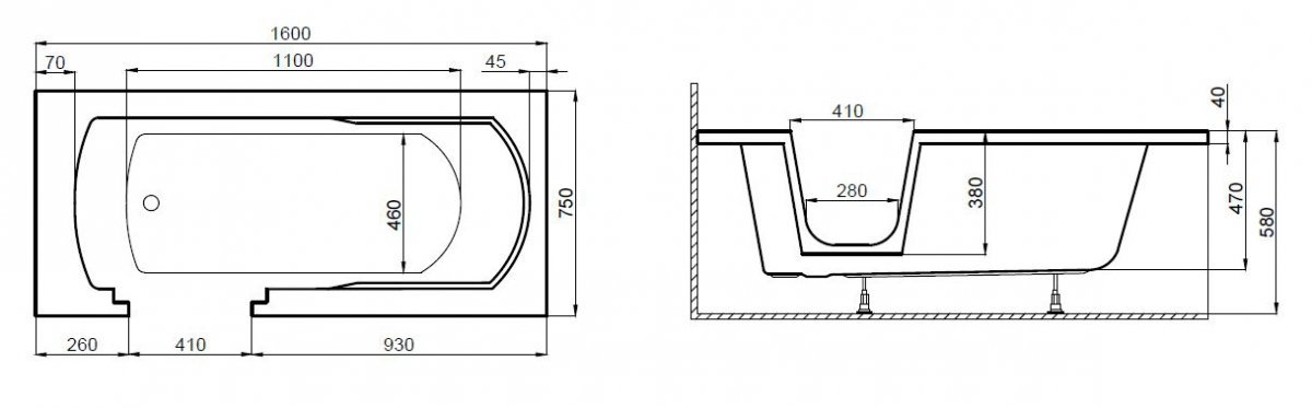 Polimat - rysunek techniczny