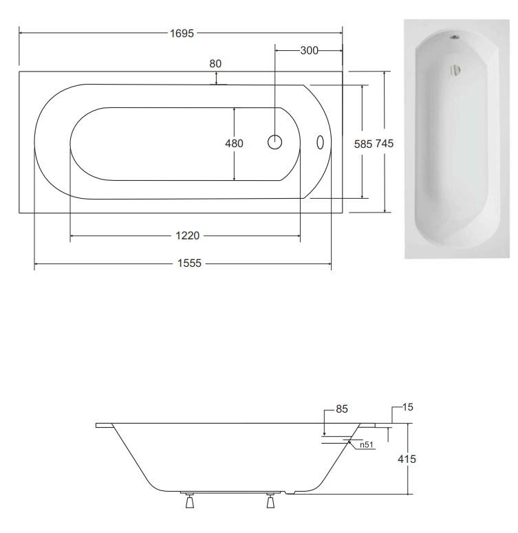 Besco - rysunek techniczny