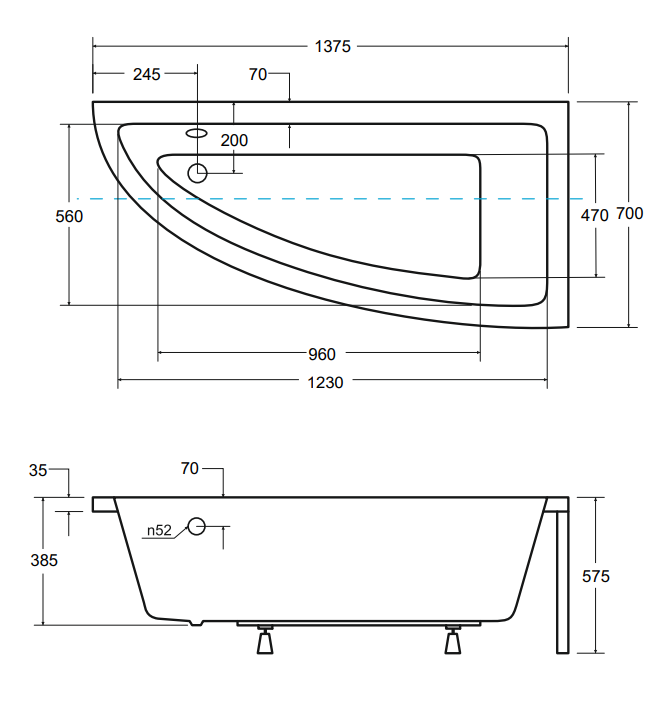 Besco - rysunek techniczny
