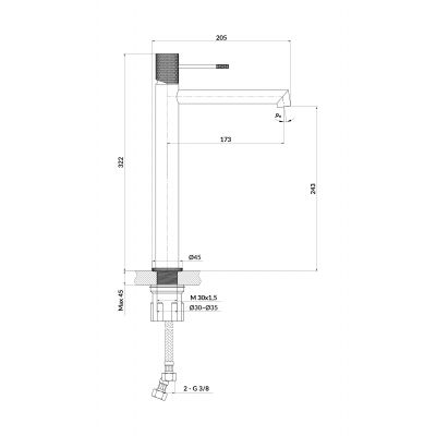 Cersanit - rysunek techniczny