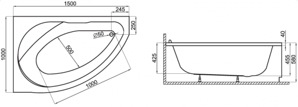 Polimat - rysunek techniczny