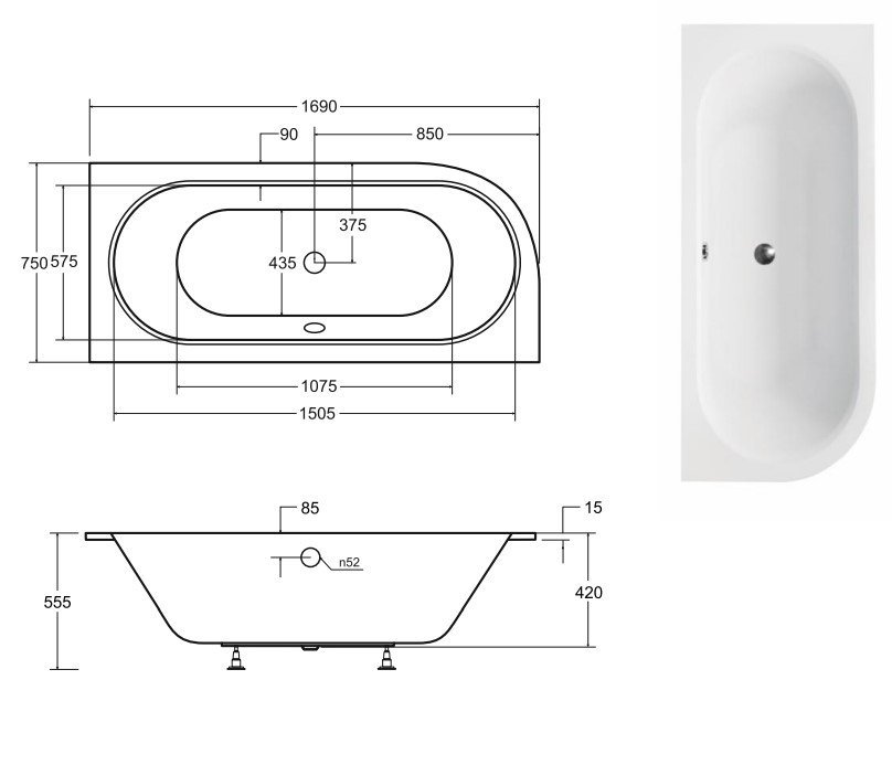 Besco - rysunek techniczny