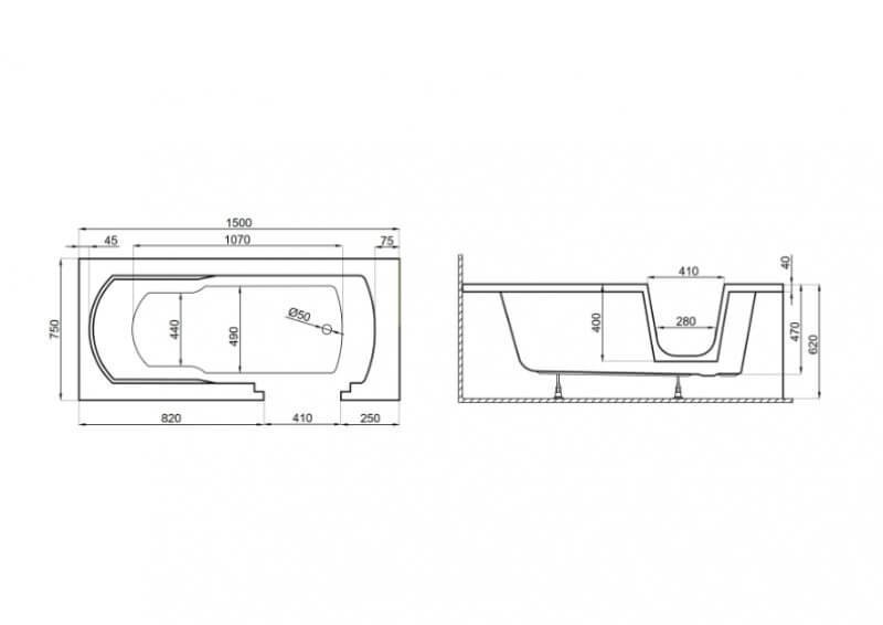 Polimat - rysunek techniczny