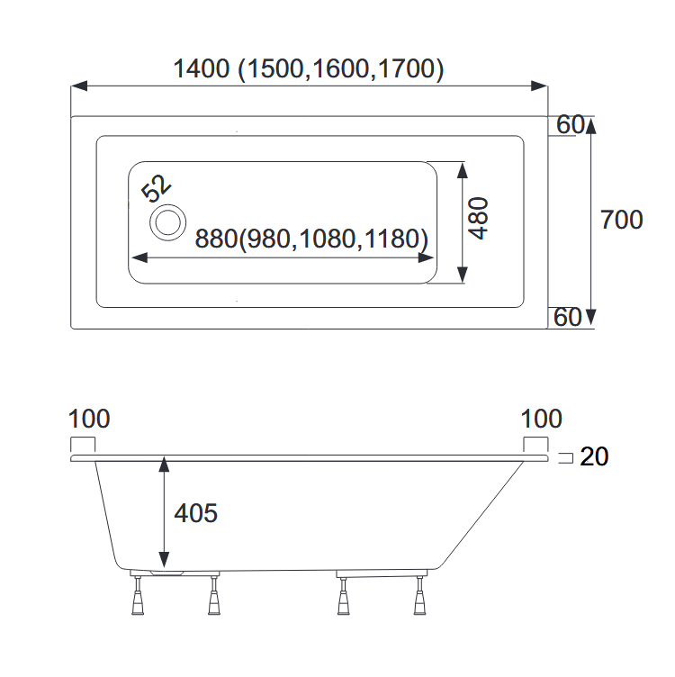 AQUA for you - rysunek techniczny