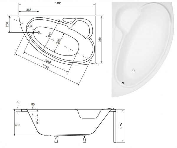 Besco - rysunek techniczny