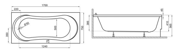 Polimat - rysunek techniczny