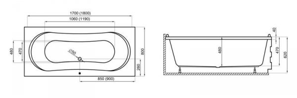 Polimat - rysunek techniczny