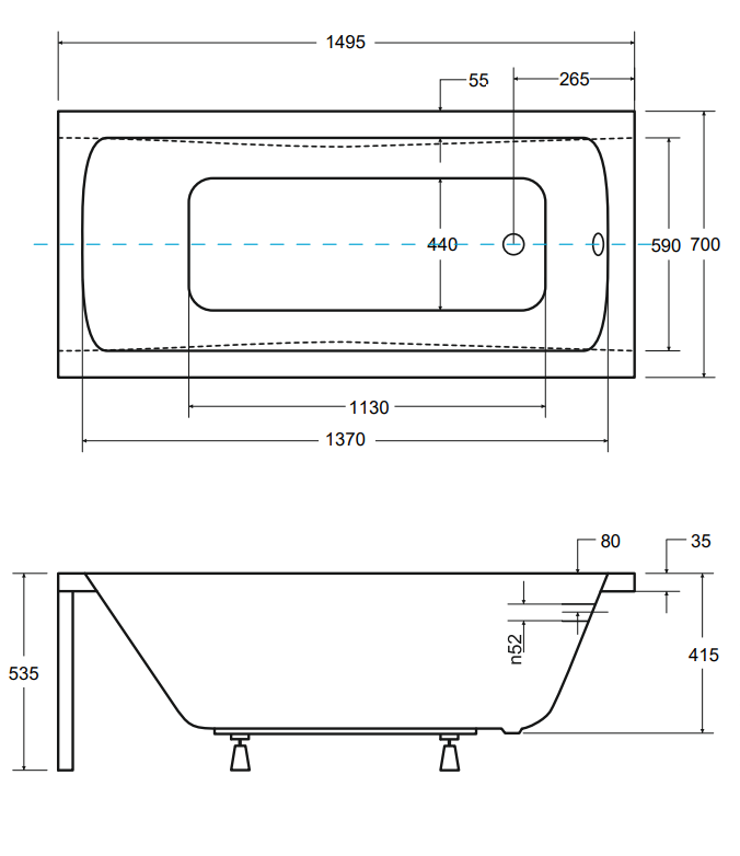 Besco - rysunek techniczny