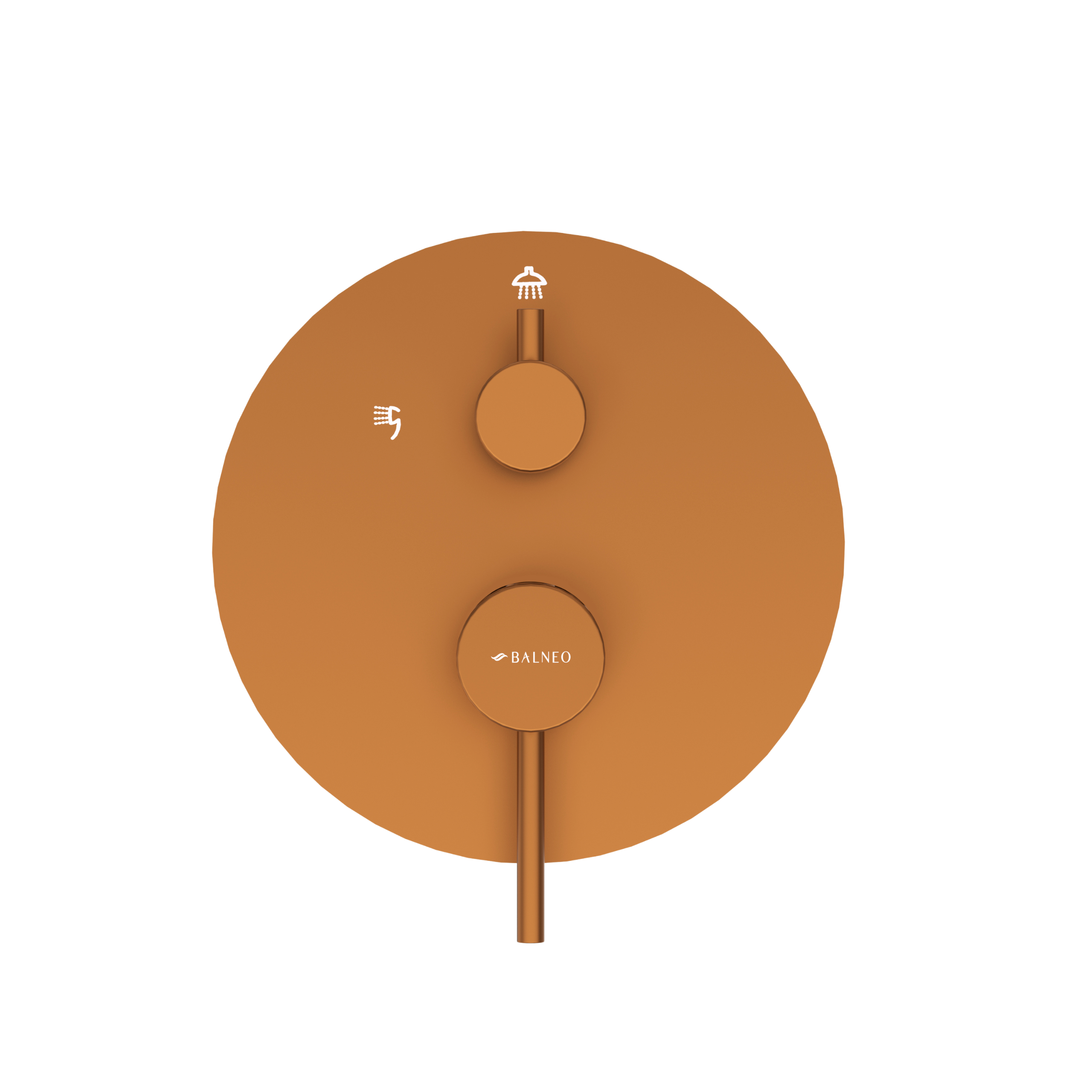 Bateria prysznicowa CASCADE zestaw 2 COPPER