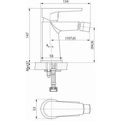 Cersanit Moduo - rysunek techniczny