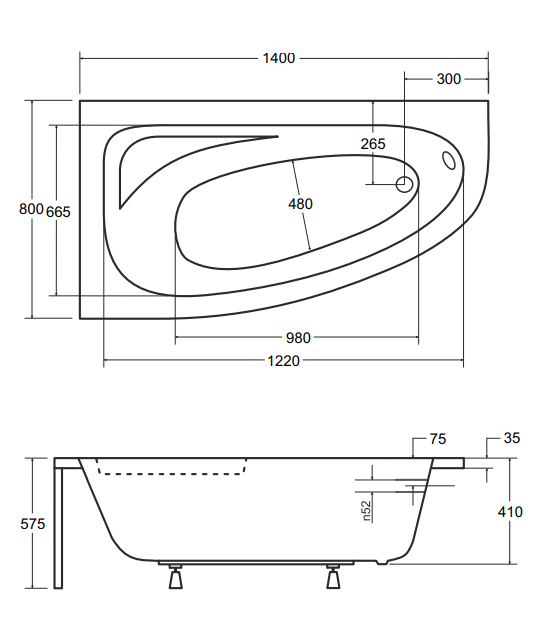 Besco - rysunek techniczny