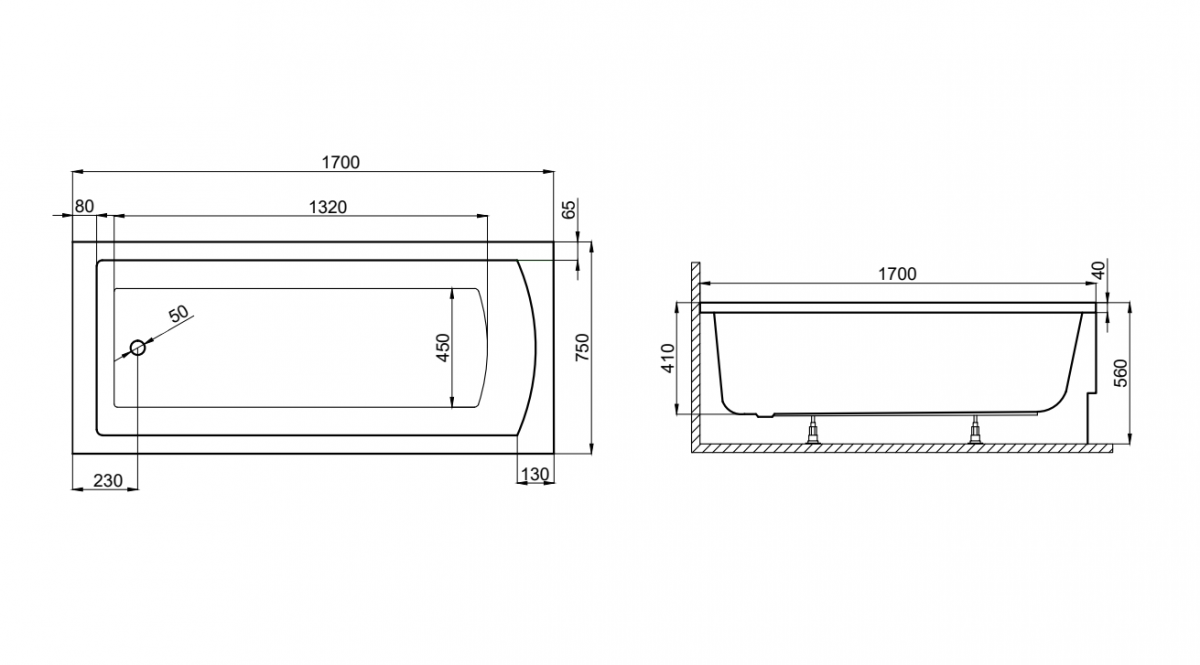 Polimat - rysunek techniczny