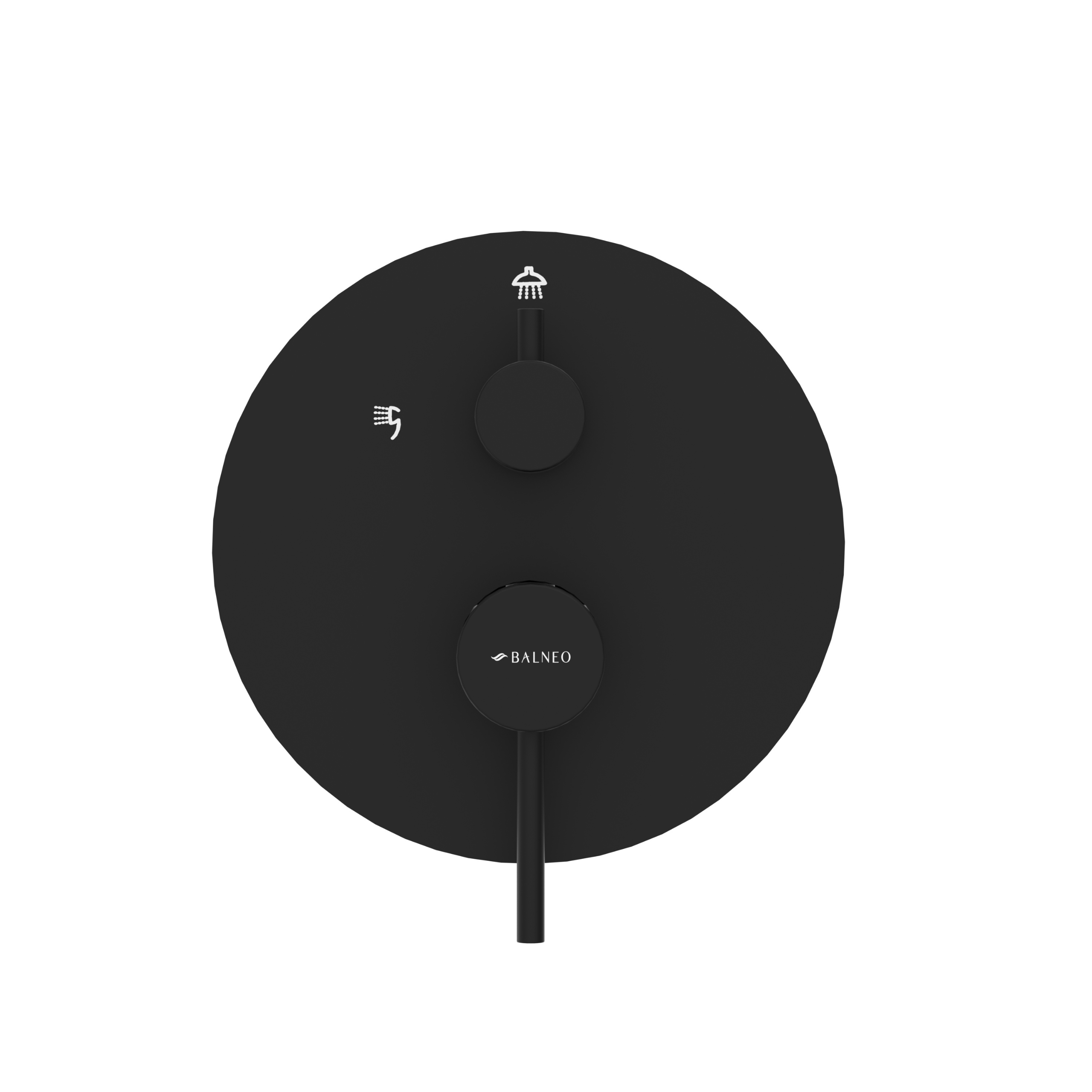 Bateria prysznicowa CASCADE zestaw 2 BLACK