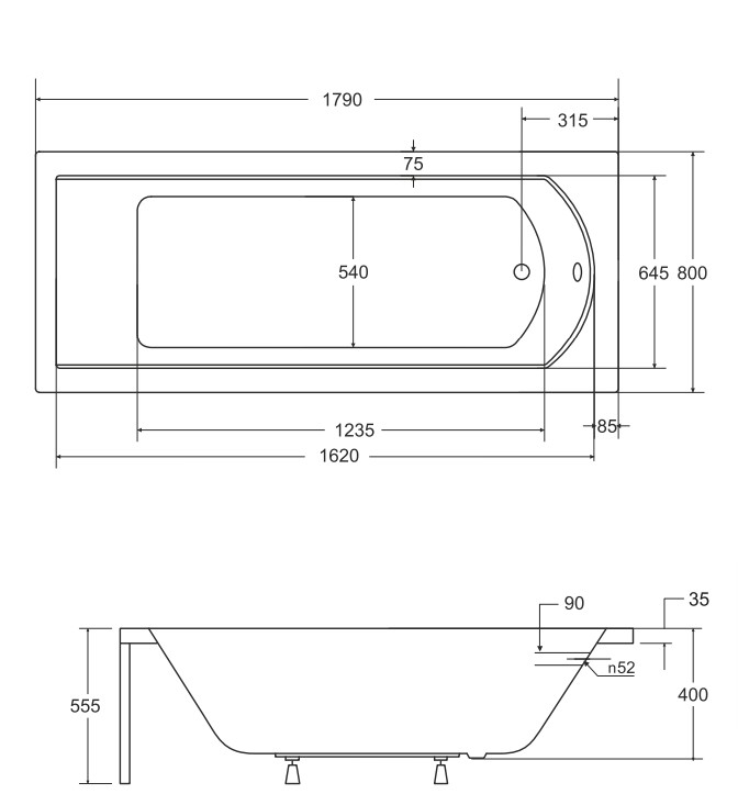 Besco - rysunek techniczny