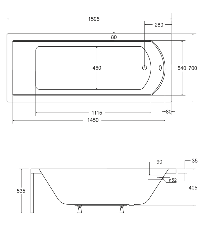 Besco - rysunek techniczny