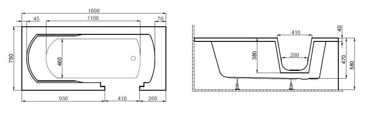 Polimat - rysunek techniczny