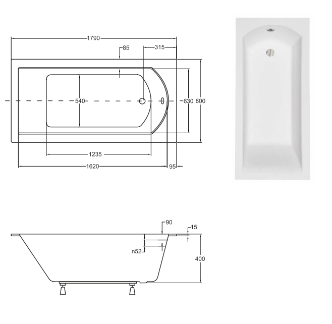 Besco - rysunek techniczny