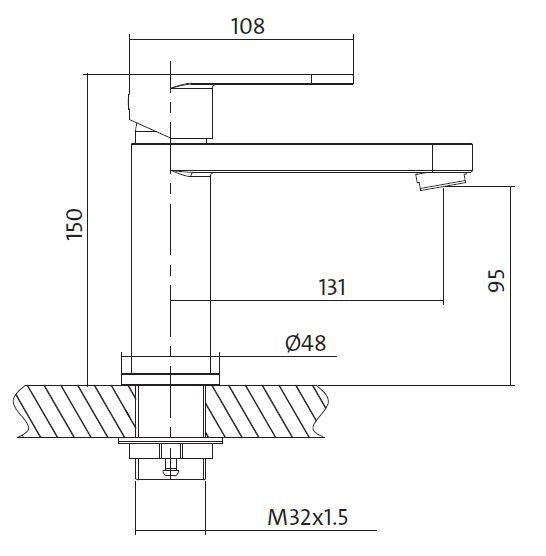 Cersanit - rysunek techniczny