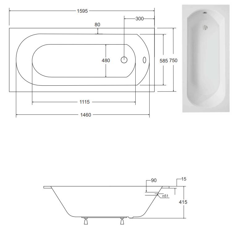 Besco - rysunek techniczny
