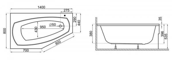 Polimat - rysunek techniczny