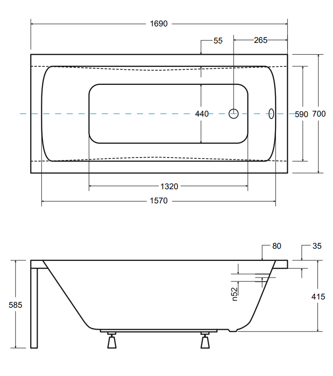 Besco - rysunek techniczny