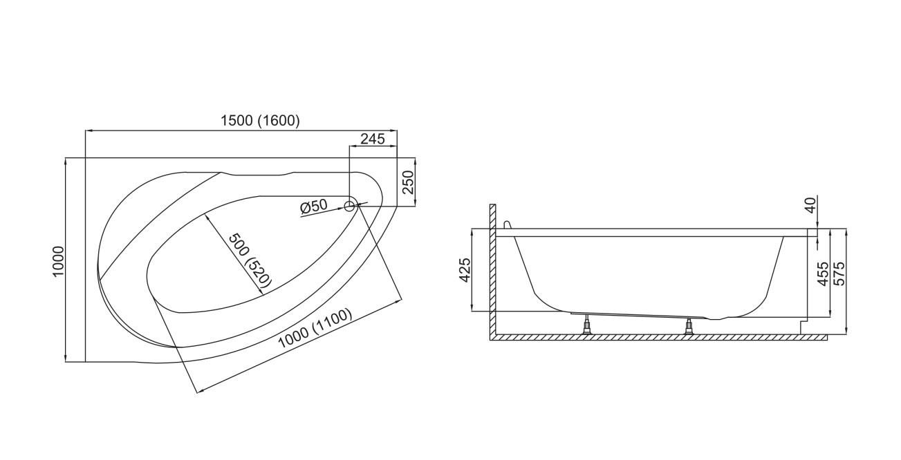 Polimat - rysunek techniczny