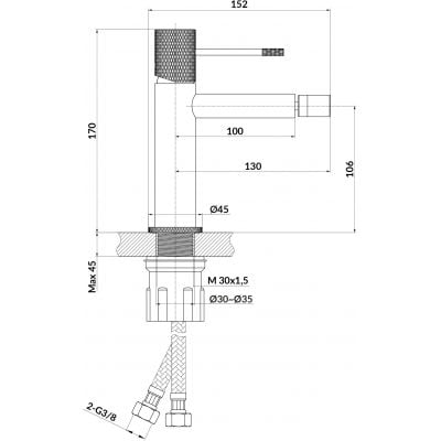 Cersanit - rysunek techniczny