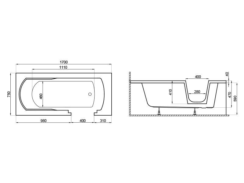 Polimat - rysunek techniczny