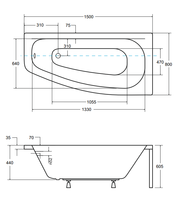 Besco - rysunek techniczny
