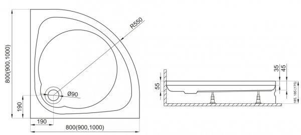 Polimat - rysunek techniczny