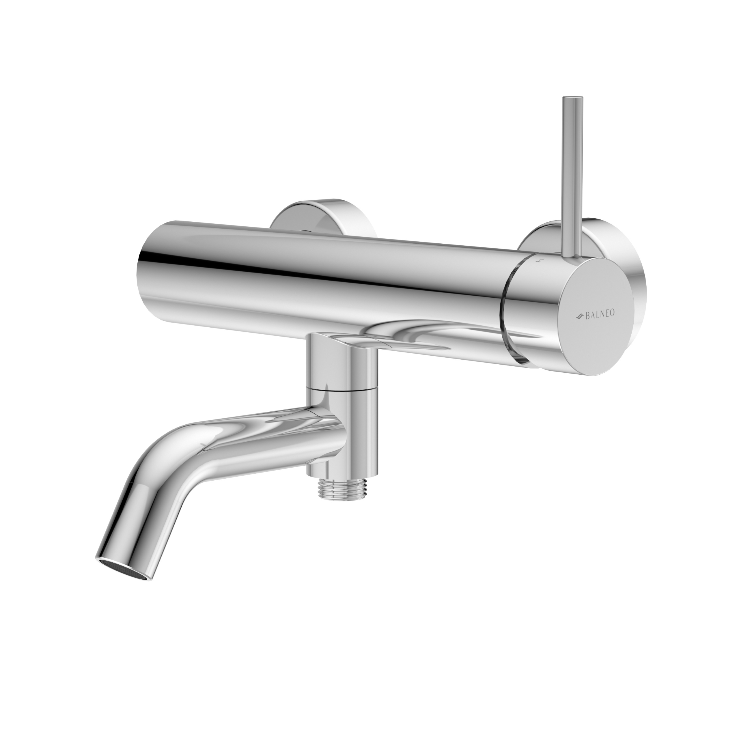 Rysunek techniczny - Bateria wannowa CASCADE model 1 CHROM