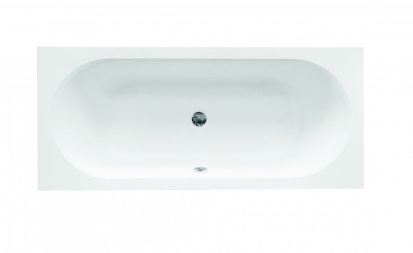 Besco wanna prostokątna Vitae 150x75 z syfonem chrom i nóżkami