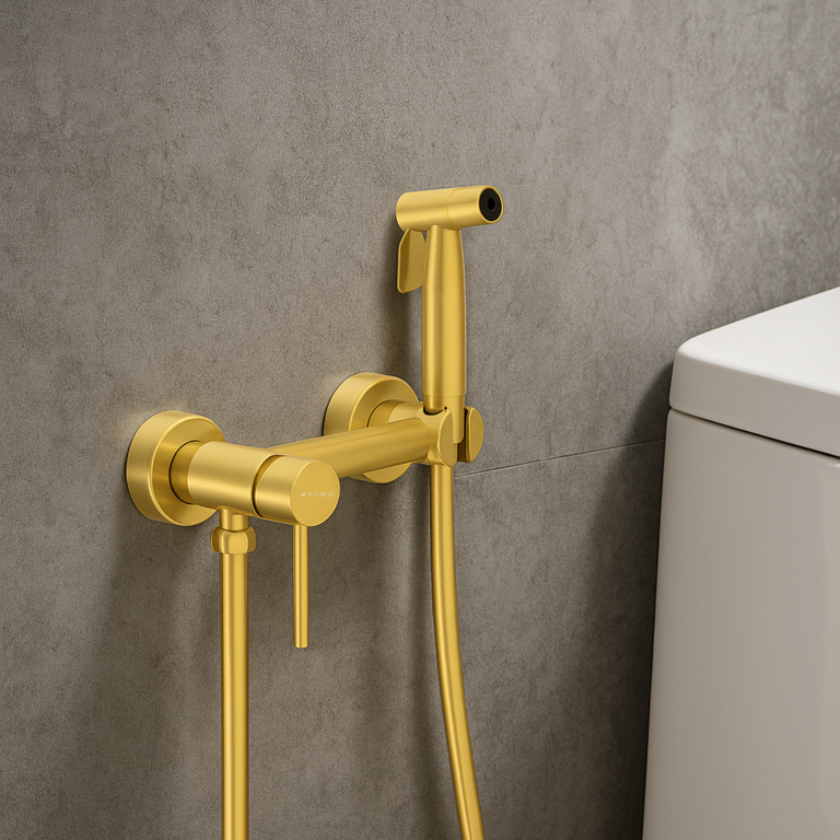 Rysunek techniczny - Bateria bidetowa model 1 CASCADE GOLD