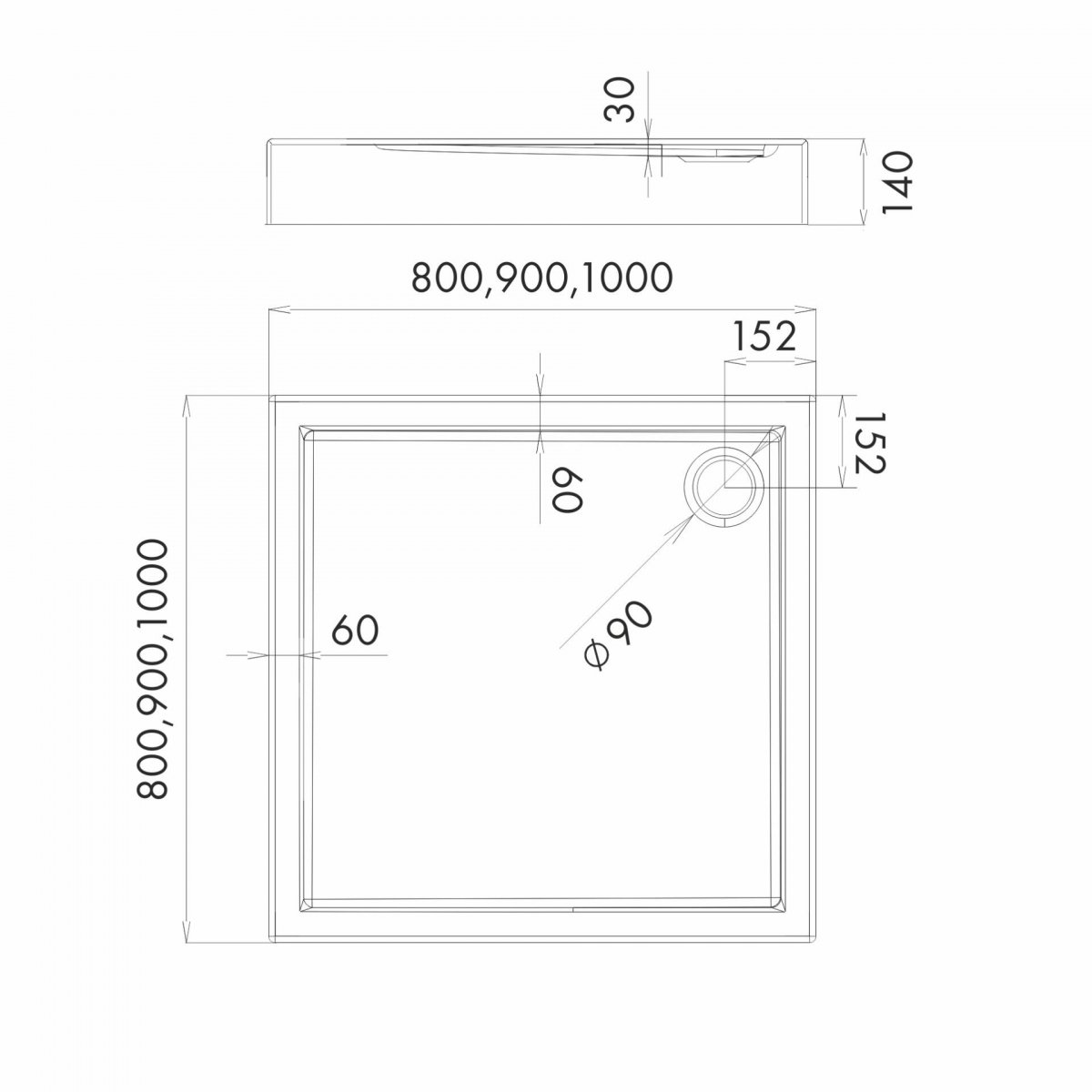 For You - rysunek techniczny