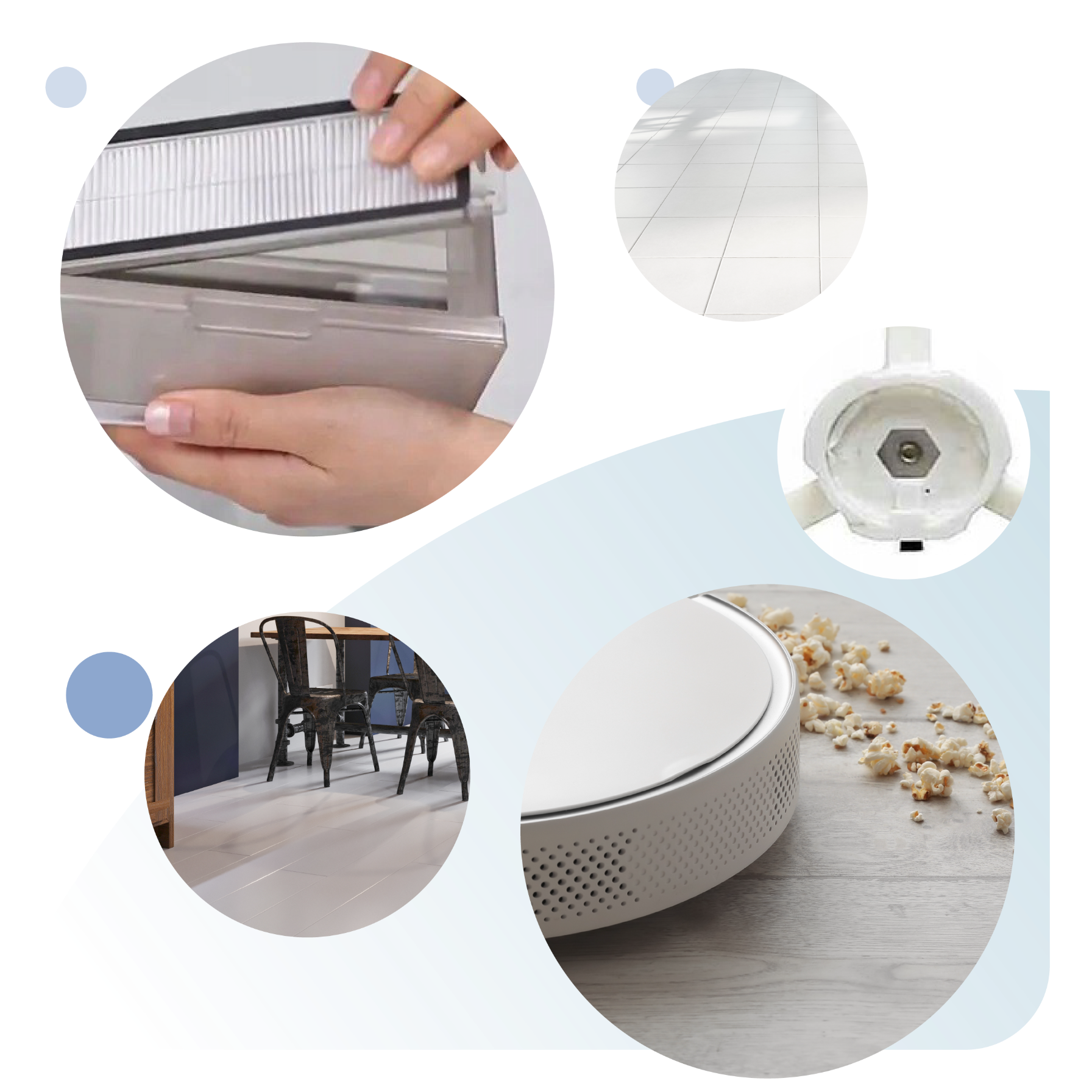 Filtry HEPA do XIAOMI robot ROBOROCK E20 E25 E35  E5 S50 S60 S65 S5 S6