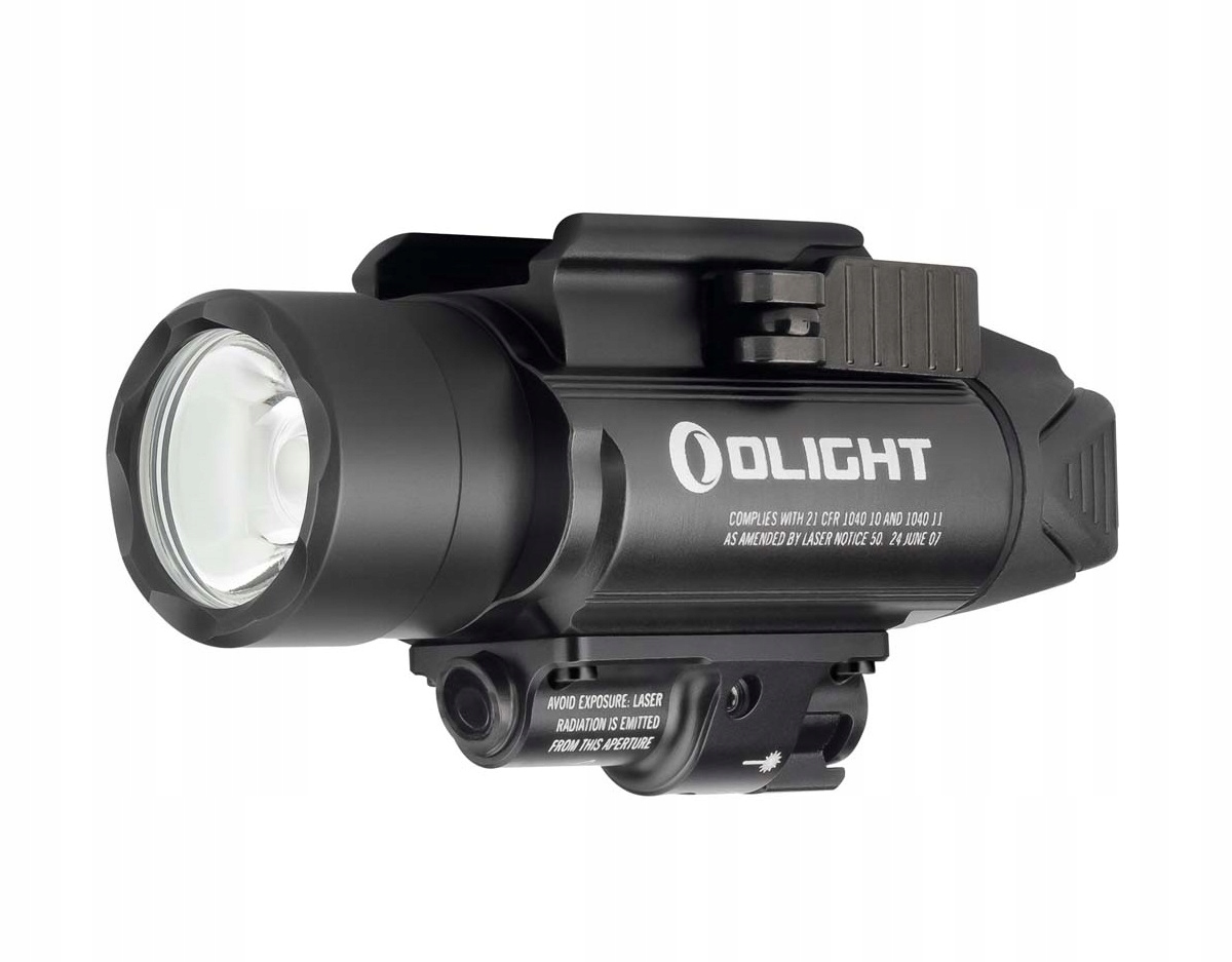 Lanterna Baldr Pro cu vizor laser, Olight, 1300 lm, Negru/Alb