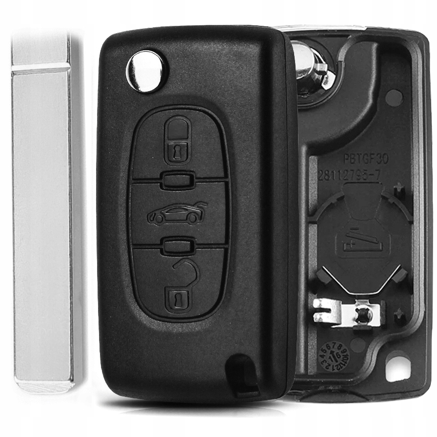 Zdjęcie AWparts OBUDOWA KLUCZYKA PILOTA 3TVA36 PEUGEOT 207 307 308 407 607