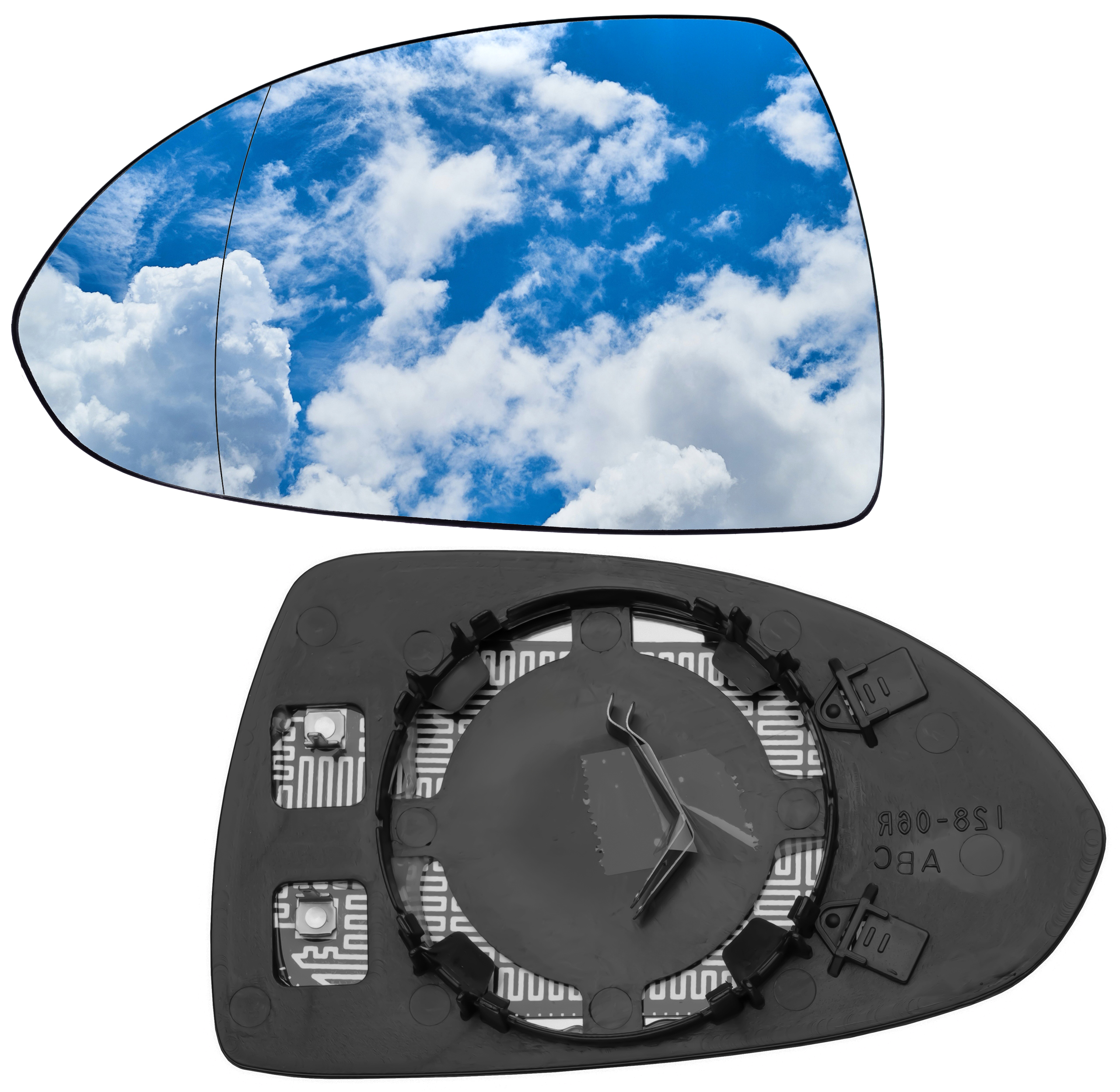 Zdjęcie AWparts WKŁAD LUSTERKA LEWY DO OPEL CORSA D 06-12 E 14-18