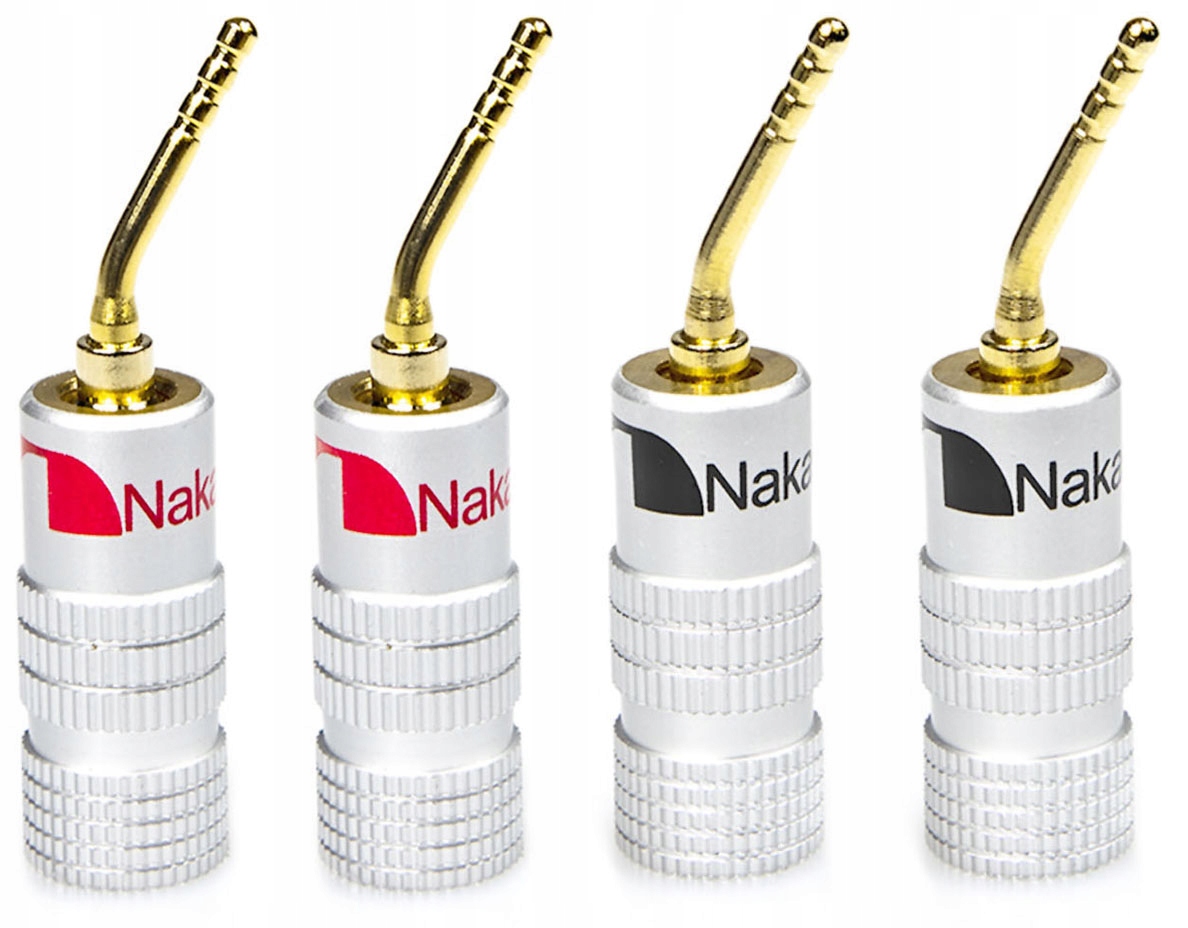 Zdjęcie AWparts 4x WTYKI GŁOŚNIKOWE SZPILKOWE NAKAMICHI 2mm 4x1szt