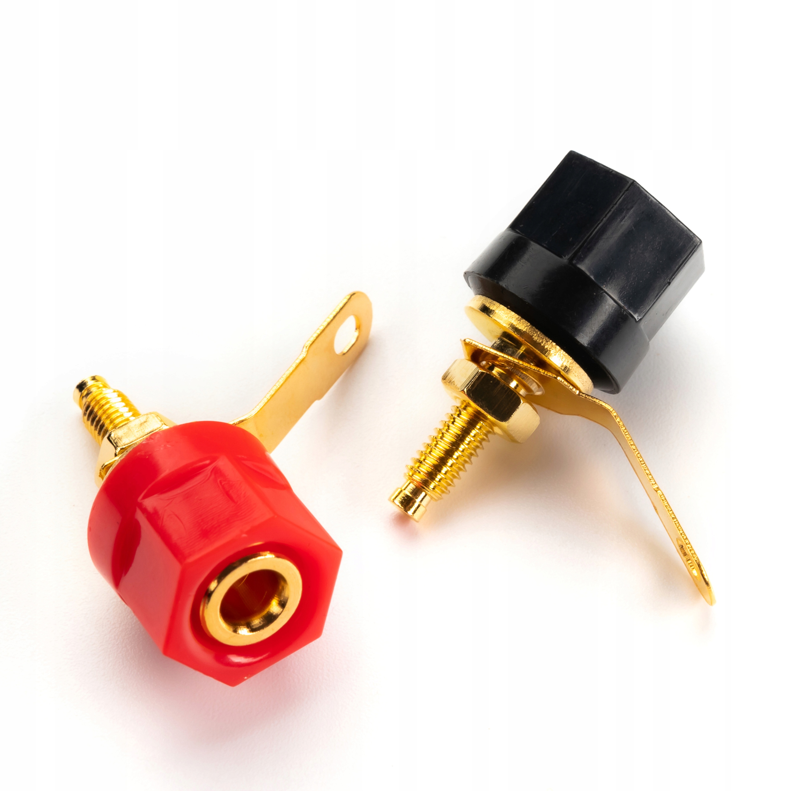 Zdjęcie AWparts GNIAZDO BANANOWE CZARNE + CZERWONE 28mm