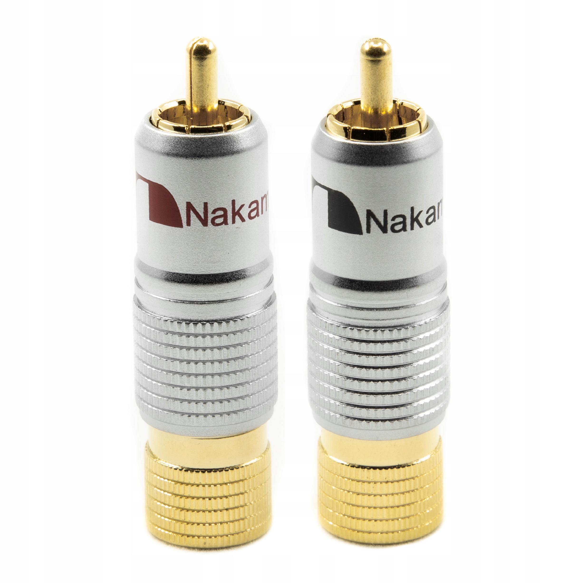 Zdjęcie AWparts 2x WTYK NAKAMICHI ZŁOCONY 2x1szt