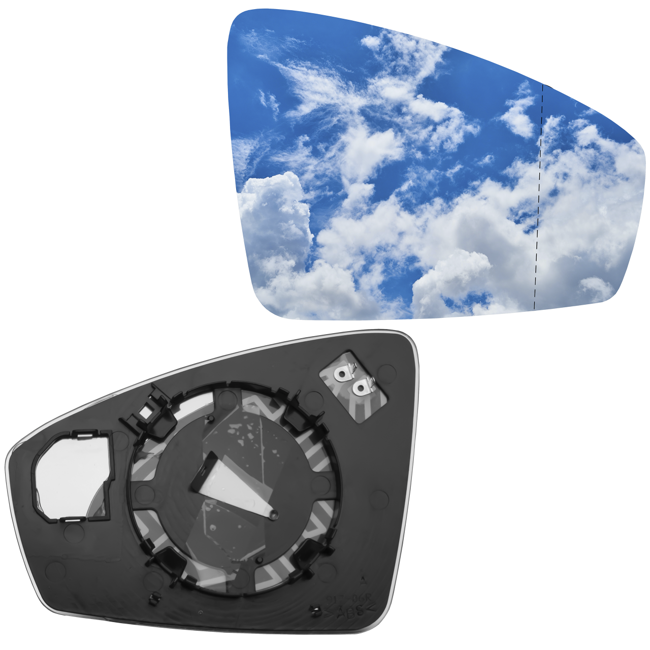 Zdjęcie AWparts WKŁAD LUSTERKA PRAWY DO VW TIGUAN II