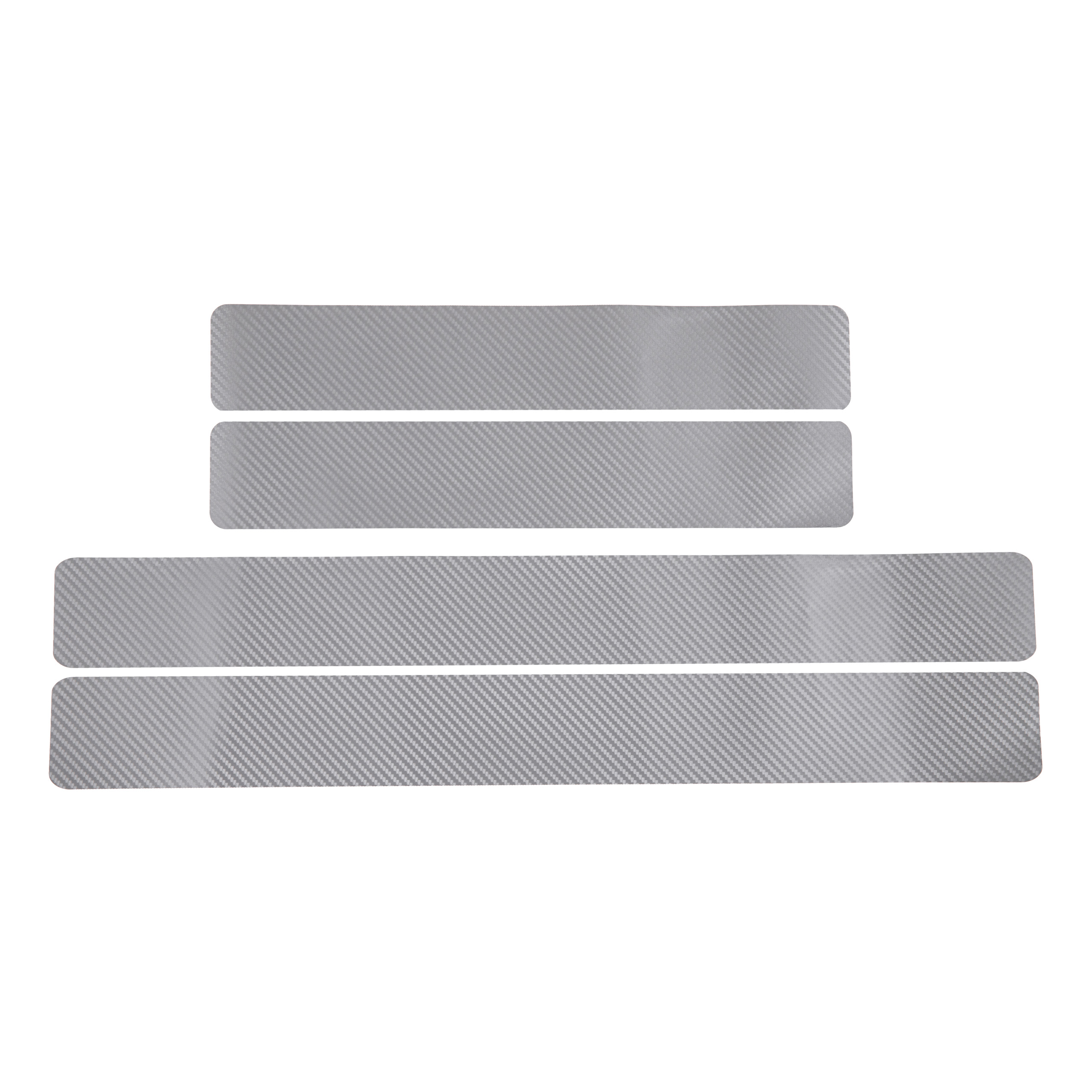 Zdjęcie AWparts NAKLEJKI OCHRONNE PROGÓW DRZWI CARBON SREBRNY