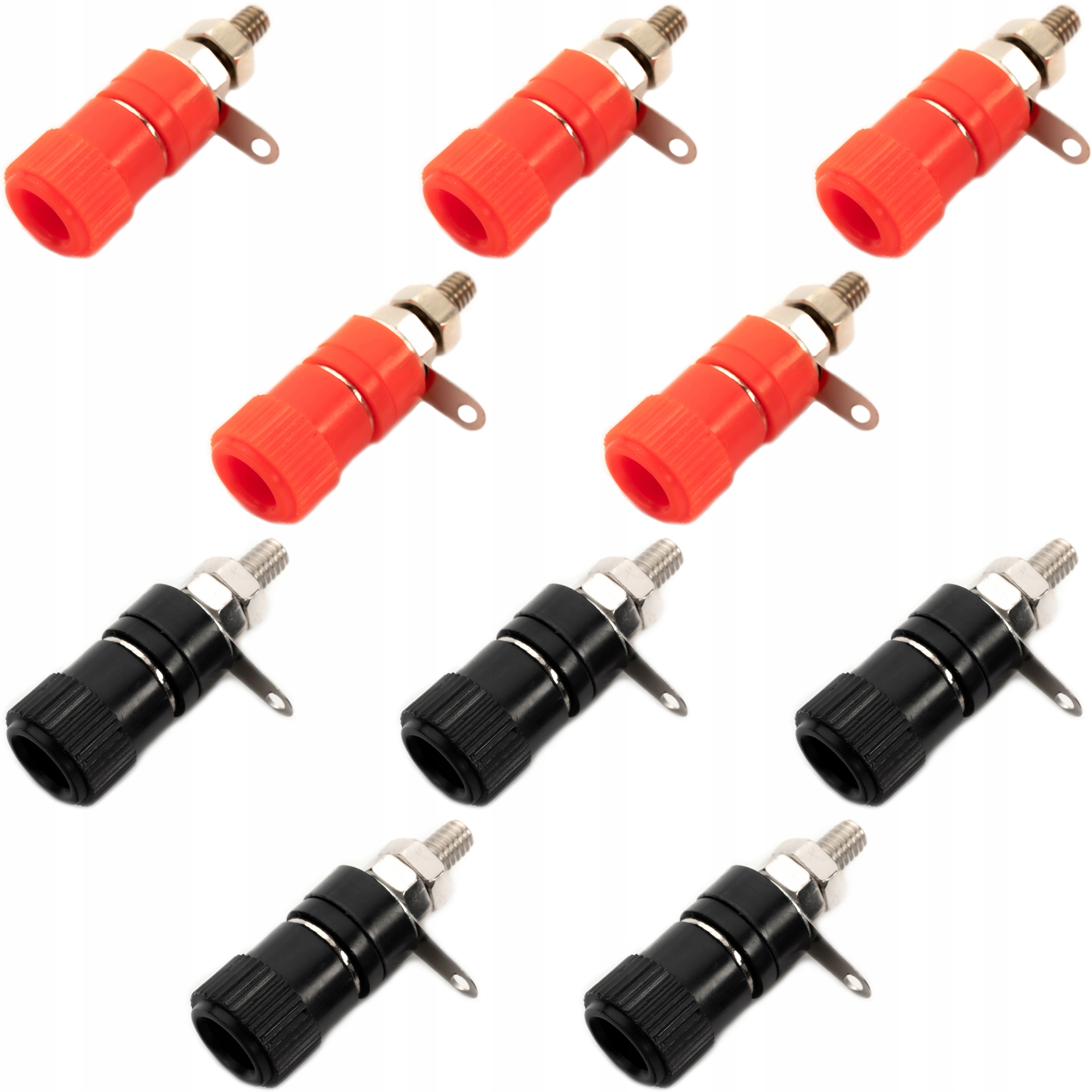 Zdjęcie AWparts GNIAZDO GŁOŚNIKOWE BANANOWE ZAKRĘCANE 33mm 10x1szt