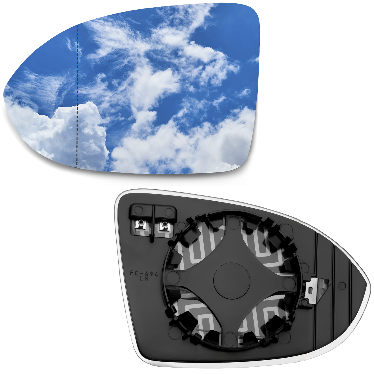 Zdjęcie AWparts WKŁAD LUSTERKA LEWY OGRZEWANY DO VW PASSAT B8