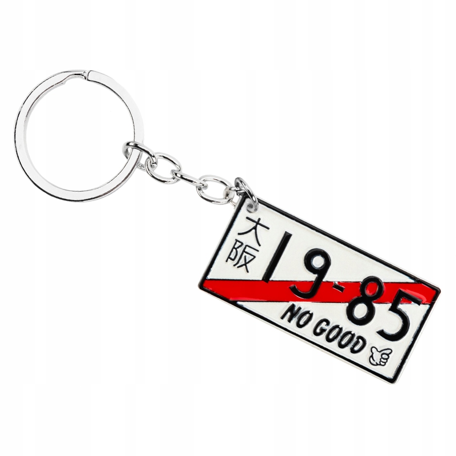 Zdjęcie AWparts BRELOCZEK MOTYW TABLICA JDM JAPAN GUNMA CZERWONY PASEK