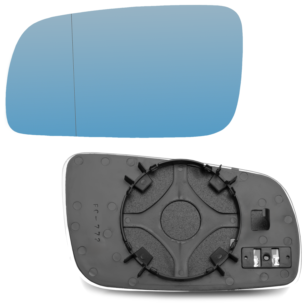 Zdjęcie AWparts WKŁAD LUSTERKA LEWY DO SHARAN ALHAMBRA NIEBIESKI 98-