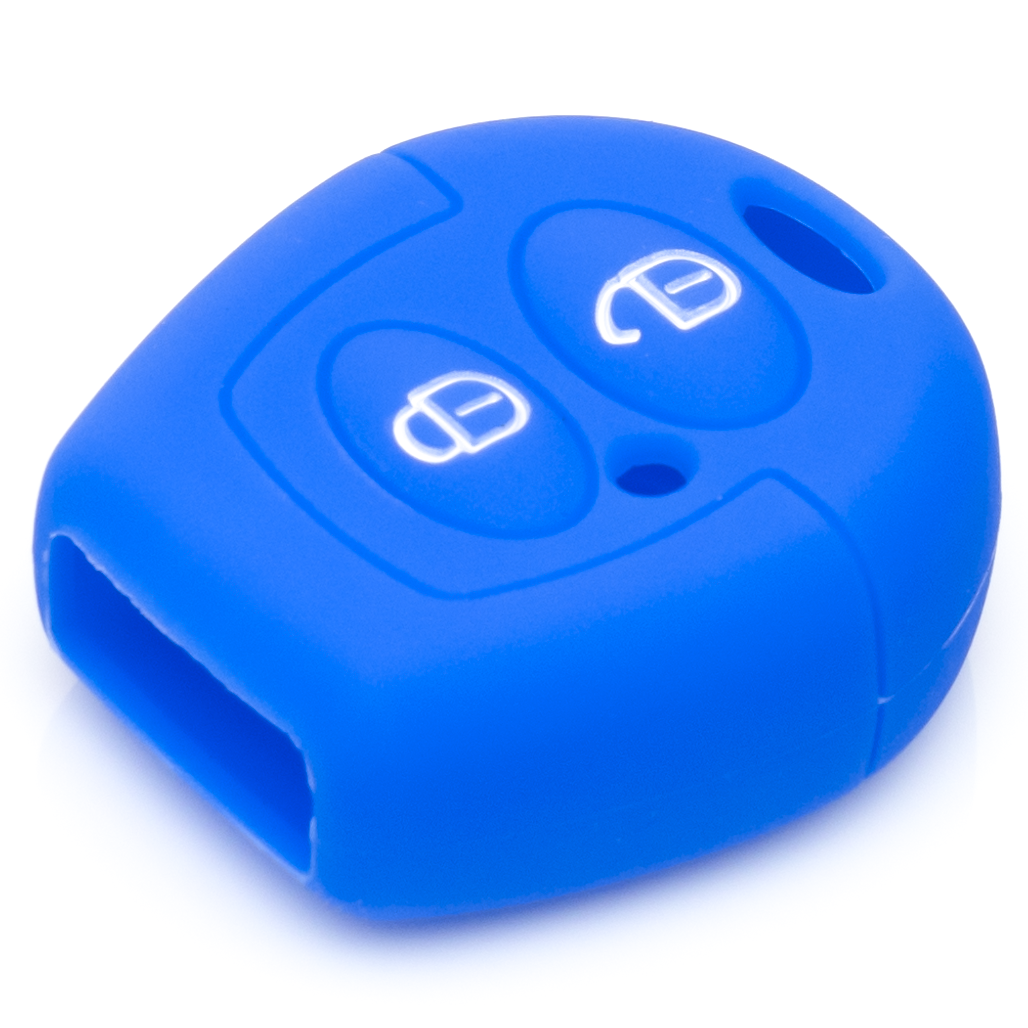 Zdjęcie AWparts ETUI NA KLUCZYK NIEBIESKIE DO VW SKODA SEAT 2 PRZYCISKI